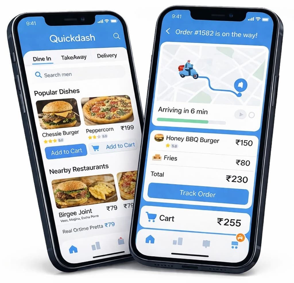 Delicious food delivery